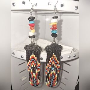 Colorful Beaded Earrings